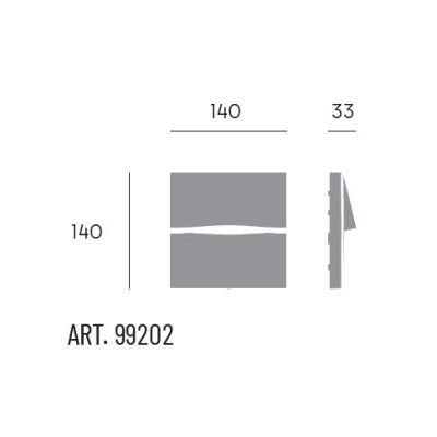 OPEN SEGNAPASSO QUADRATO SENZA SCASSO LED 3W LUCE 3000K-4000K IP65 IN 2 COLORI DI SOVIL Sovil - Cristalensi Shop Online