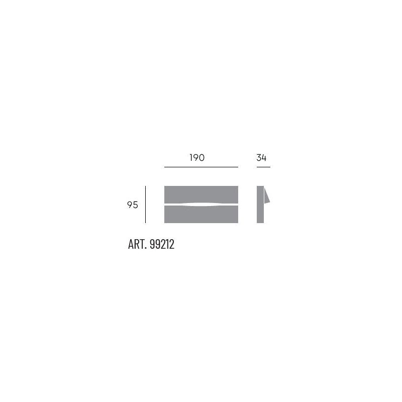 OPEN SEGNAPASSO RETTANGOLARE SENZA SCASSO LED 4W LUCE 3000K-4000K IP65 IN 2 COLORI DI SOVIL Sovil - Cristalensi Shop Online