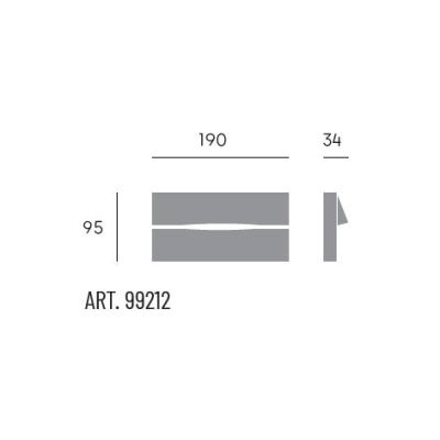 OPEN SEGNAPASSO RETTANGOLARE SENZA SCASSO LED 4W LUCE 3000K-4000K IP65 IN 2 COLORI DI SOVIL Sovil - Cristalensi Shop Online