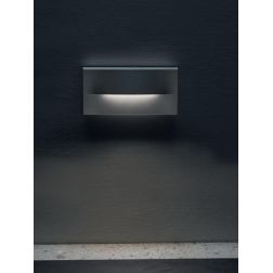 OPEN SEGNAPASSO RETTANGOLARE SENZA SCASSO LED 4W LUCE 3000K-4000K IP65 IN 2 COLORI DI SOVIL Sovil - Cristalensi Shop Online