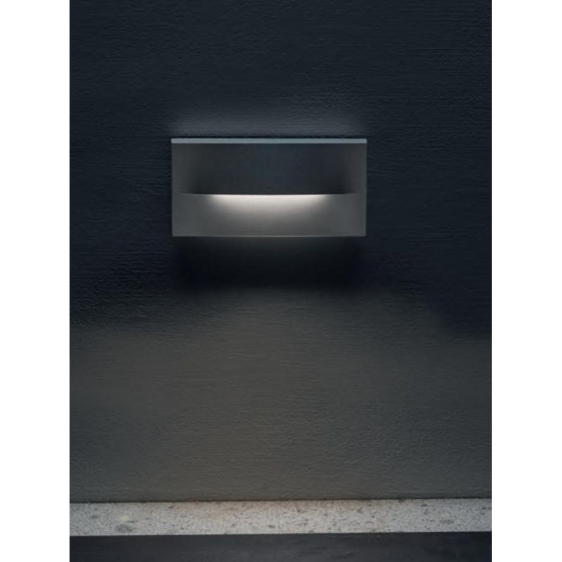 OPEN SEGNAPASSO RETTANGOLARE SENZA SCASSO LED 4W LUCE 3000K-4000K IP65 IN 2 COLORI DI SOVIL Sovil - Cristalensi Shop Online