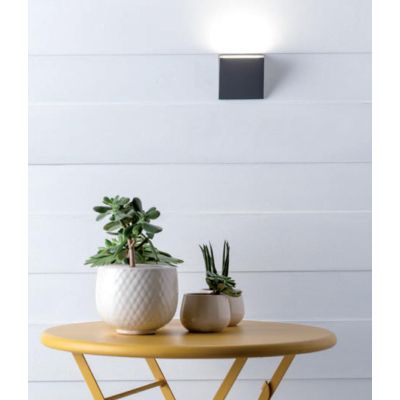 OMNIA APPLIQUE DA ESTERNO IP65 LED 7W LUCE 3000K-4000K IN ALLUMINIO 2 COLORI MODERNA DI SOVIL Sovil - Cristalensi Shop Online