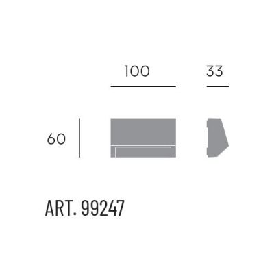 WAY APPLIQUE SEGNAPASSO IP65 IN 3 MISURE LED INTEGRATO LUCE 4000K IN ALLUMINIO 2 COLORI DI SOVIL Sovil - Cristalensi Shop Online