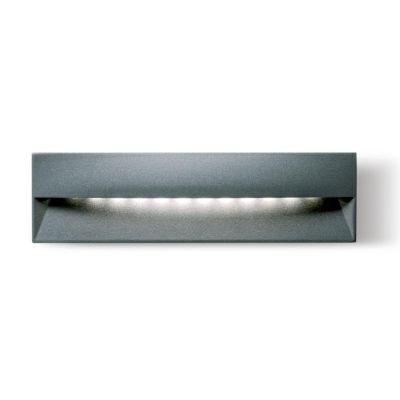 RAMBLA SEGNAPASSO RETTANGOLARE IP65 IN 2 MISURE LED INTEGRATO LUCE 3000k-4000K IN ALLUMINIO 2 COLORI Sovil - Cristalensi Shop On