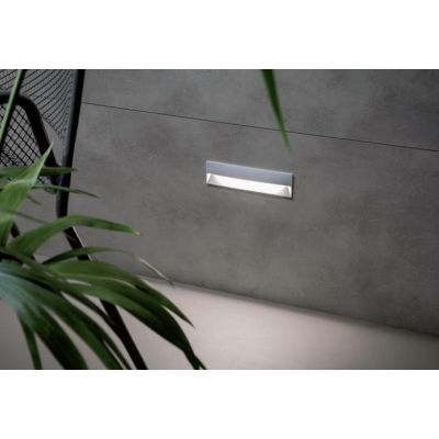 RAMBLA SEGNAPASSO RETTANGOLARE IP65 IN 2 MISURE LED INTEGRATO LUCE 3000k-4000K IN ALLUMINIO 2 COLORI Sovil - Cristalensi Shop On