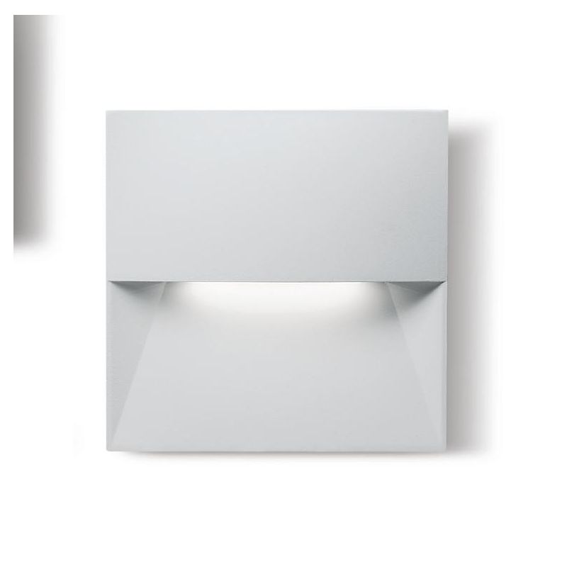 RAMBLA SEGNAPASSO QUADRATO IP65 LED 8W LUCE 3000k-4000K IN ALLUMINIO ANTRACITE O BIANCO Sovil - Cristalensi Shop Online