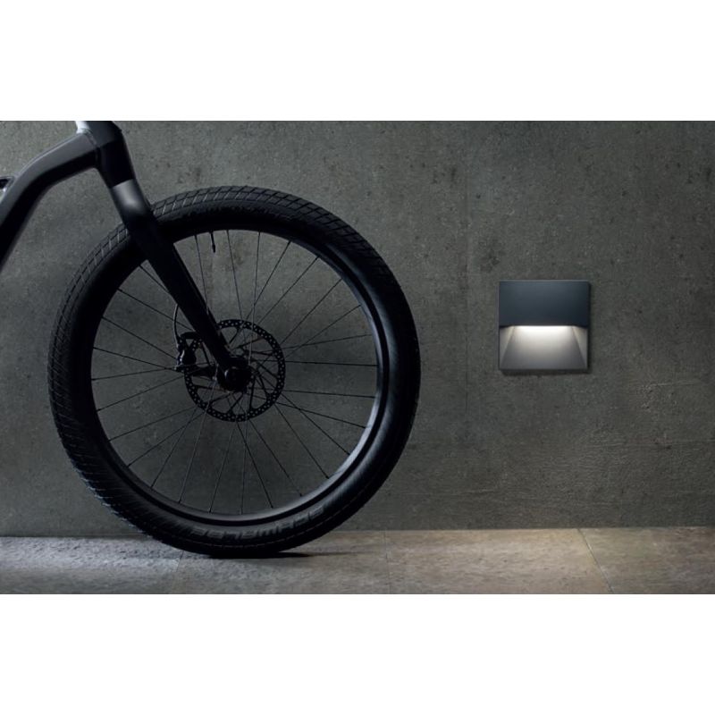 RAMBLA SEGNAPASSO QUADRATO IP65 LED 8W LUCE 3000k-4000K IN ALLUMINIO ANTRACITE O BIANCO Sovil - Cristalensi Shop Online