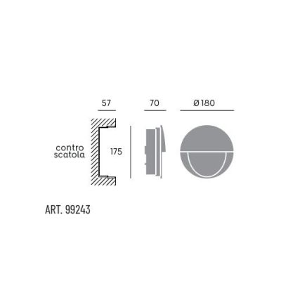 RAMBLA SEGNAPASSO ROTONDO IP65 LED 8W LUCE 3000k-4000K IN ALLUMINIO ANTRACITE O BIANCO Sovil - Cristalensi Shop Online