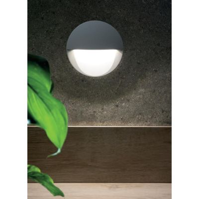RAMBLA SEGNAPASSO ROTONDO IP65 LED 8W LUCE 3000k-4000K IN ALLUMINIO ANTRACITE O BIANCO Sovil - Cristalensi Shop Online