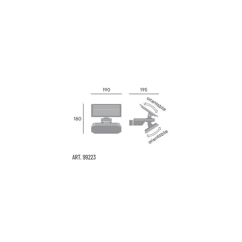 LAMPO APPLIQUE LED A BATTERIA IP44 CON PANNELLO SOLARE E SENSORE DI MOVIMENTO COLORE NERO Sovil - Cristalensi Shop Online