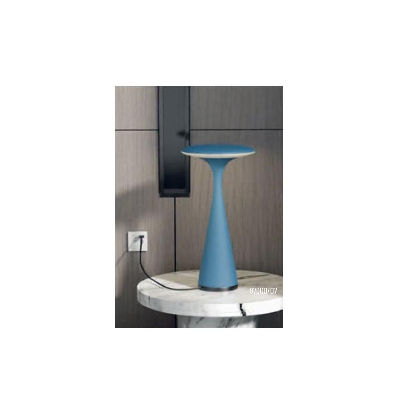 SYRIA LAMPADA DA TAVOLO 6 COLORI CON BATTERIA RICARICABILE IP54 LED 2,8W LUCE DIMMERABILE Sovil - Cristalensi Shop Online