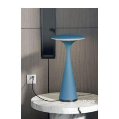 SYRIA LAMPADA DA TAVOLO 6 COLORI CON BATTERIA RICARICABILE IP54 LED 2,8W LUCE DIMMERABILE Sovil - Cristalensi Shop Online
