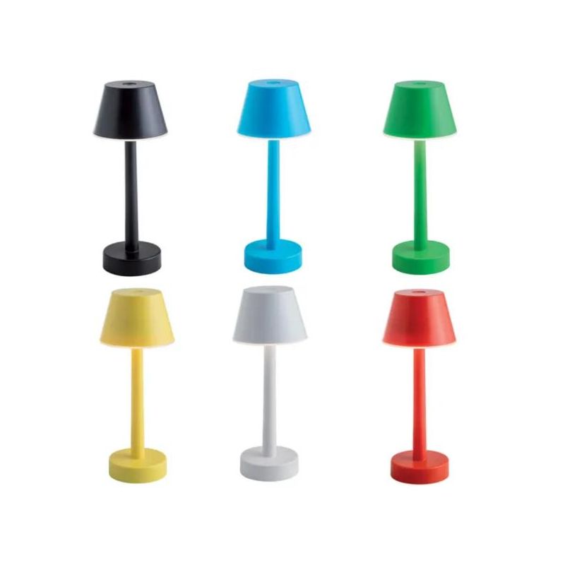 GRILLO LAMPADA DA TAVOLO 6 COLORI CON BATTERIA RICARICABILE IP44 LED 3W LUCE 3000K+ RGB Sovil - Cristalensi Shop Online