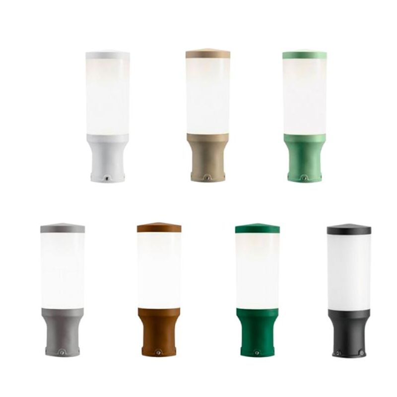 CACTUS TESTA PALO IN ALLUMINIO 7 COLORI IP65 MODERNO LAMPADINA ATTACCO E27 DI SOVIL Sovil - Cristalensi Shop Online