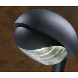 RESIDENCE TONDA TESTA PALO IP44 COLORE NERO CON LAMPADINA ATTACCO E27 DI SOVIL Sovil - Cristalensi Shop Online 2