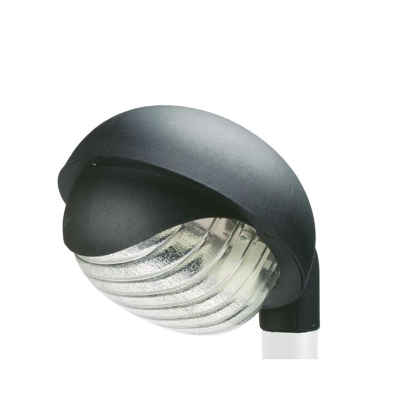 RESIDENCE TONDA TESTA PALO IP44 COLORE NERO CON LAMPADINA ATTACCO E27 DI SOVIL Sovil - Cristalensi Shop Online