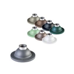 BASE IN ALLUMINIO DI 8 COLORI PER PALI DA ESTERNO CON DIAMETRO DI CM 6 DELLA SOVIL Sovil - Cristalensi Shop Online