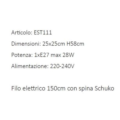 BOBOLI LANTERNA IN OTTONE ALTEZZA CM 80 O CM 58 DA ESTERNO IP44 3 FINITURE COLORE LAMPADINA ATTACCO E27 CRISTALENSI TUSCANY - Cr