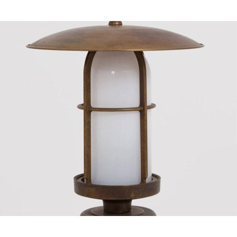 GRECALE LAMPIONE DA GIARDINO 3 MISURE IN OTTONE 3 FINITURE COLORE MADE IN ITALY LAMPADINA E27 CRISTALENSI TUSCANY - Cristalensi