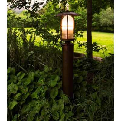 GRECALE LAMPIONE DA GIARDINO 3 MISURE IN OTTONE 3 FINITURE COLORE MADE IN ITALY LAMPADINA E27 CRISTALENSI TUSCANY - Cristalensi