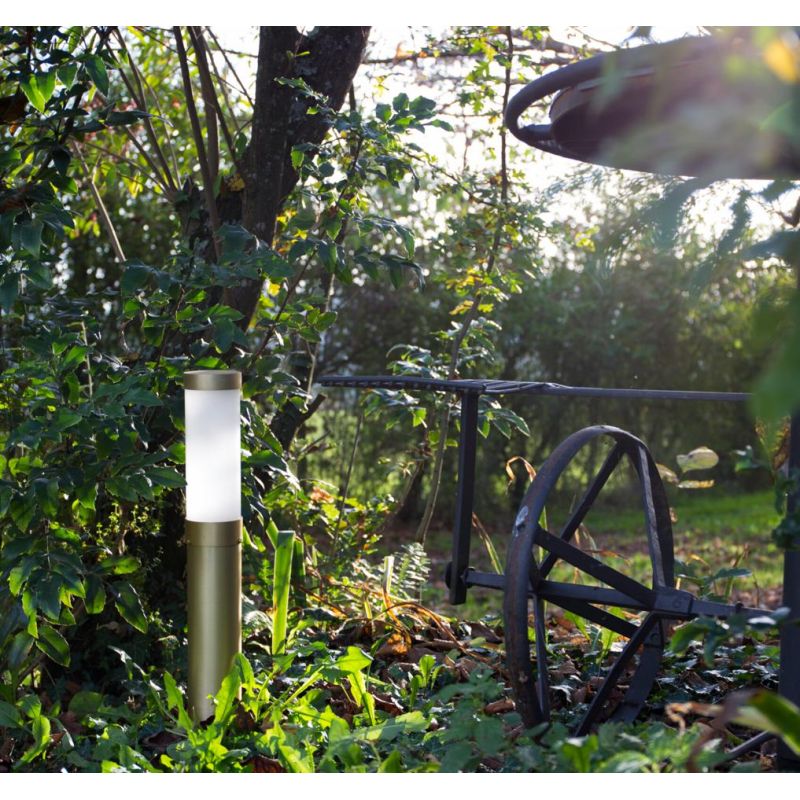 POMINO LAMPIONE DA GIARDINO IP44 3 MISURE IN OTTONE 3 FINITURE COLORE MADE IN ITALY LAMPADINA E27 CRISTALENSI TUSCANY - Cristale