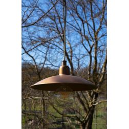 PALAGIO SOSPENSIONE DA ESTERNO IP44 4 MISURE IN OTTONE 3 FINITURE COLORE MADE IN ITALY LAMPADINA E27 CRISTALENSI TUSCANY - Crist