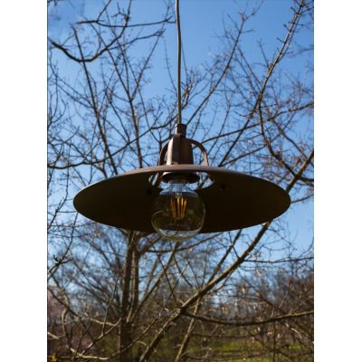 PALAGIO SOSPENSIONE CON GABBIA IP44 4 MISURE IN OTTONE 3 FINITURE COLORE MADE IN ITALY LAMPADINA E27 CRISTALENSI TUSCANY - Crist