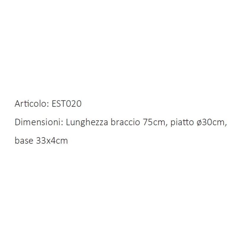 BUCINE APPLIQUE CON BRACCIO LUNGHEZZA CM 75 IN OTTONE 3 FINITURE COLORE IP44 MADE IN ITALY CRISTALENSI TUSCANY - Cristalensi Sho