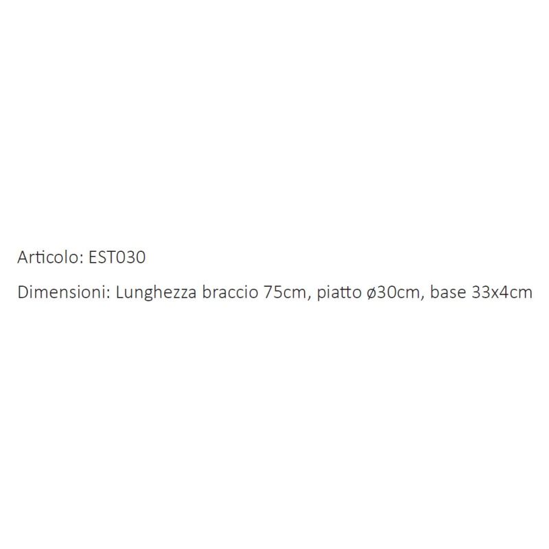 LEVANE APPLIQUE CON BRACCIO LUNGHEZZA CM 75 IN OTTONE 3 FINITURE COLORE IP44 MADE IN ITALY CRISTALENSI TUSCANY - Cristalensi Sho