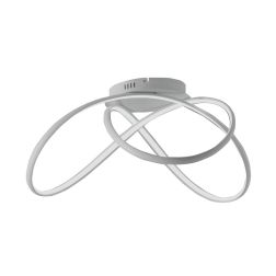 DIZZY PLAFONIERA MODERNA 3 MISURE LED INTEGRATO DIMMERABILE METALLO COLORE BIANCO PROMOINGROSS - Cristalensi Shop Online 2