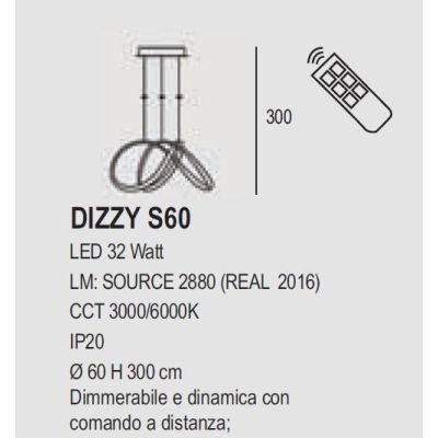 DIZZY SOSPENSIONE MODERNA 3 MISURE LED INTEGRATO DIMMERABILE METALLO COLORE BIANCO PROMOINGROSS - Cristalensi Shop Online