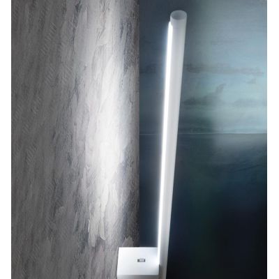 AGO APPLIQUE LINEARE MODERNA BIANCA 3 MISURE LED INTEGRATO LUCE INDIRETTA CCT 3000-4500-6500K PROMOINGROSS - Cristalensi Shop On