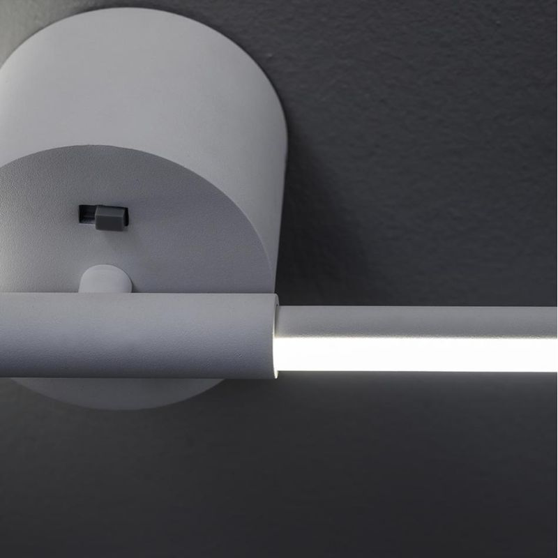 NOOD APPLIQUE ORIENTABILE BIANCA 3 MISURE CON LED INTEGRATO LUCE 3000-4500-6500K PROMOINGROSS - Cristalensi Shop Online