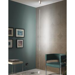 NOOD PIANTANA LINEARE CON ATTACCO A SOFFITTO LED 30W LUCE 3000-4500-6500K DIMMERABILE MODERNA PROMOINGROSS - Cristalensi Shop On 2