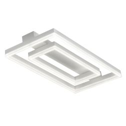 FRAME PLAFONIERA MODERNA RETTANGOLARE 2 MISURE LED INTEGRATO LUCE 3000-4000K DIMMERABILE BIANCA PROMOINGROSS - Cristalensi Shop 2