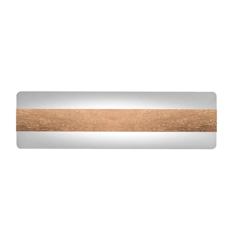 DOUP A46 PLAFONIERA APPLIQUE MODERNA LED 30W LUCE 3000-4000K FASCIA IN METALLO 14 COLORI BIEMISSIONE DI LUCE PROMOINGROSS - Cris