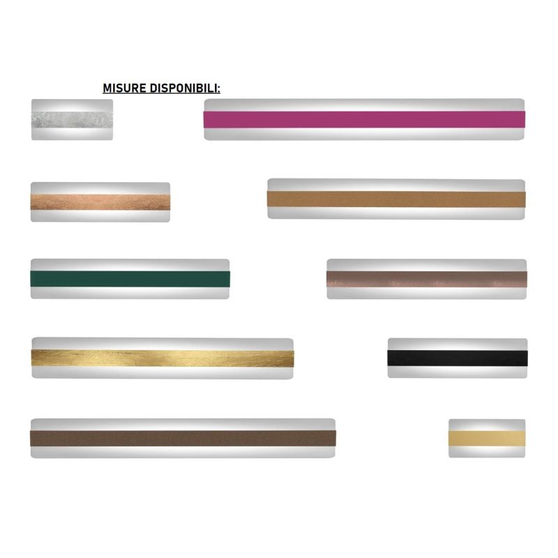 DOUP A46 PLAFONIERA APPLIQUE MODERNA LED 30W LUCE 3000-4000K FASCIA IN METALLO 14 COLORI BIEMISSIONE DI LUCE PROMOINGROSS - Cris