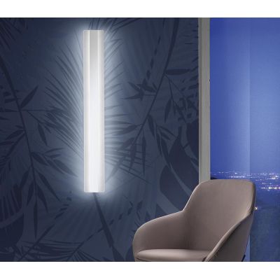 DOUP A106 PLAFONIERA APPLIQUE MODERNA LED 70W LUCE 3000-4000K FASCIA IN METALLO 14 COLORI BIEMISSIONE DI LUCE PROMOINGROSS - Cri