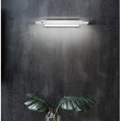 TOUR APPLIQUE ORIENTABILE BIANCA 3 MISURE LED INTEGRATO LUCE 3000K MODERNA RETTANGOLARE PROMOINGROSS - Cristalensi Shop Online