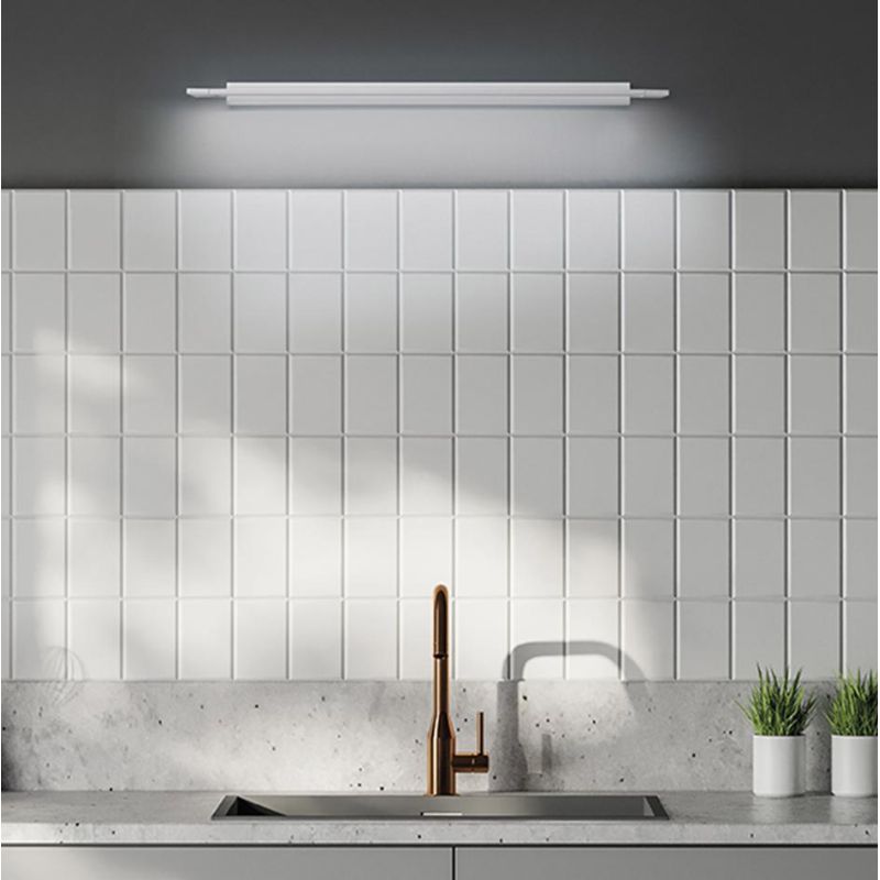 TOUR APPLIQUE ORIENTABILE BIANCA 3 MISURE LED INTEGRATO LUCE 3000K MODERNA RETTANGOLARE PROMOINGROSS - Cristalensi Shop Online