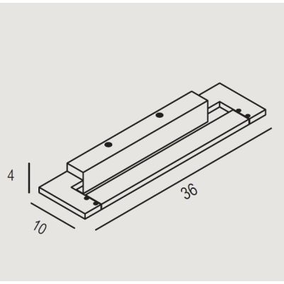 TOUR APPLIQUE ORIENTABILE BIANCA 3 MISURE LED INTEGRATO LUCE 3000K MODERNA RETTANGOLARE PROMOINGROSS - Cristalensi Shop Online