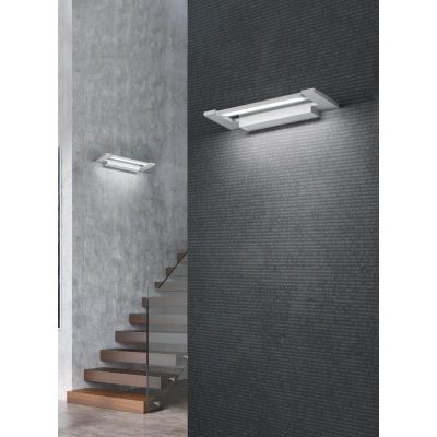 TOUR APPLIQUE ORIENTABILE BIANCA 3 MISURE LED INTEGRATO LUCE 3000K MODERNA RETTANGOLARE PROMOINGROSS - Cristalensi Shop Online