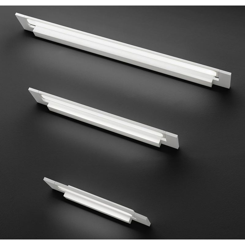 TOUR APPLIQUE ORIENTABILE BIANCA 3 MISURE LED INTEGRATO LUCE 3000K MODERNA RETTANGOLARE PROMOINGROSS - Cristalensi Shop Online