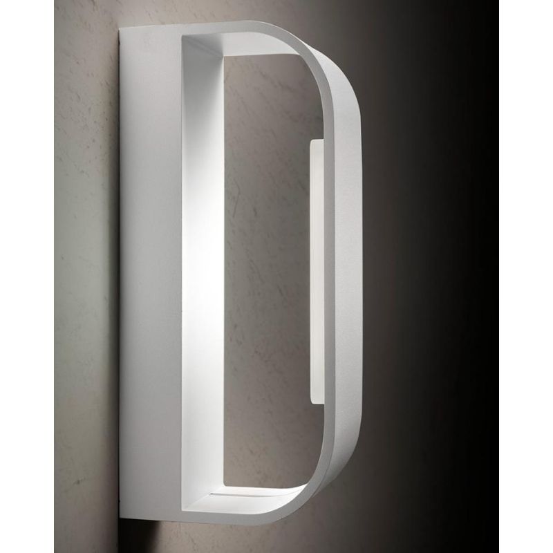 HANDLES APPLIQUE MODERNA IN METALLO 14 COLORI LED 20W LARGA CM 31,5 PROMOINGROSS - Cristalensi Shop Online