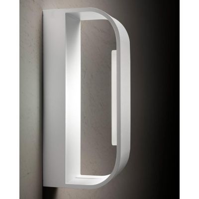 HANDLES APPLIQUE MODERNA IN METALLO 14 COLORI LED 20W LARGA CM 31,5 PROMOINGROSS - Cristalensi Shop Online