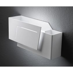 CLAP A20 LAMPADA DA PARETE LARGHEZZA CM 20 IN METALLO 14 COLORI LED 12W LUCE 3000K-4000K PROMOINGROSS - Cristalensi Shop Online