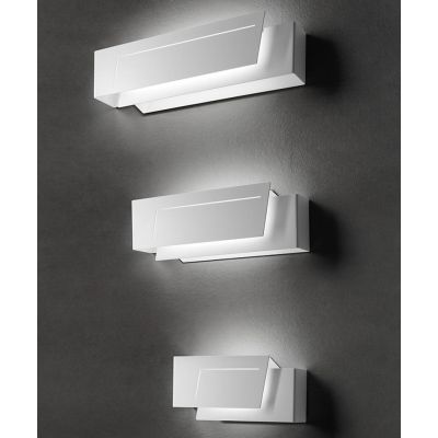 CLAP A20 LAMPADA DA PARETE LARGHEZZA CM 20 IN METALLO 14 COLORI LED 12W LUCE 3000K-4000K PROMOINGROSS - Cristalensi Shop Online