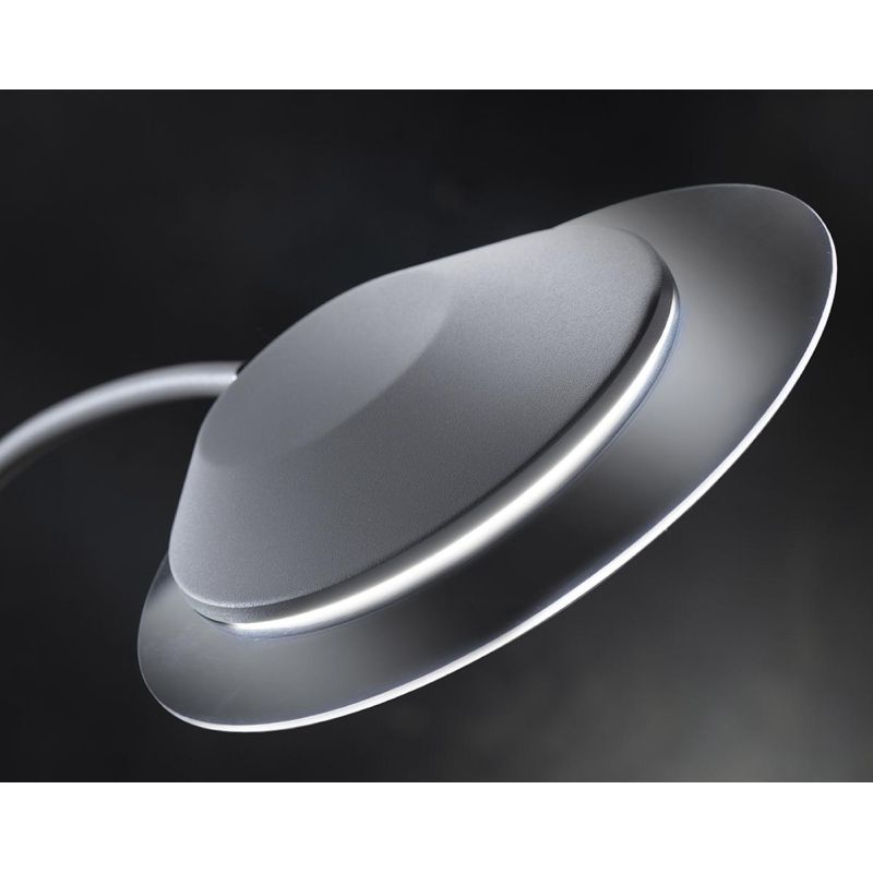 ARCH LAMPADA DA TERRA ORIENTABILE IN METALLO BIANCO O NERO LED 25W LUCE 3000K ALTEZZA CM 210 MODERNA PROMOINGROSS - Cristalensi