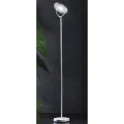 WAY LAMPADA DA TERRA ORIENTABILE IN METALLO BIANCO O NERO LED 30W LUCE 3000K ALTEZZA CM 180 MODERNA PROMOINGROSS - Cristalensi S 2