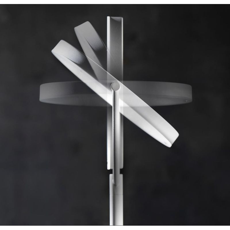 WAY LAMPADA DA TERRA ORIENTABILE IN METALLO BIANCO O NERO LED 30W LUCE 3000K ALTEZZA CM 180 MODERNA PROMOINGROSS - Cristalensi S